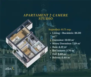Apartament 3 camere Iași - poza 7