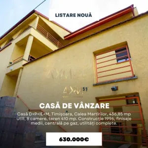 Casa spatioasa D+P+1E+M Timisoara - Timisoara