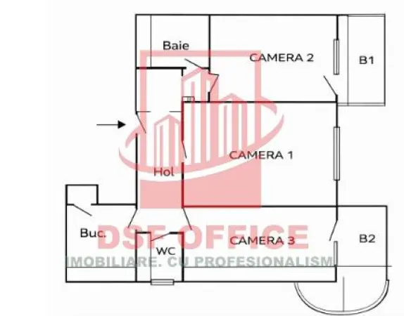 Apartament 3 camere Iași - poza 1
