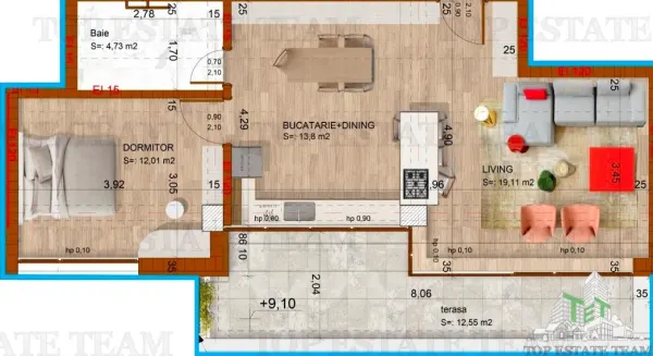 Apartament 2 camere București - poza 41