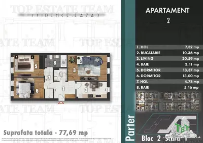 Ultimele disponibile! Apartament 3 camere bloc nou Berceni/Parc Tudor Arghezi - Bucuresti