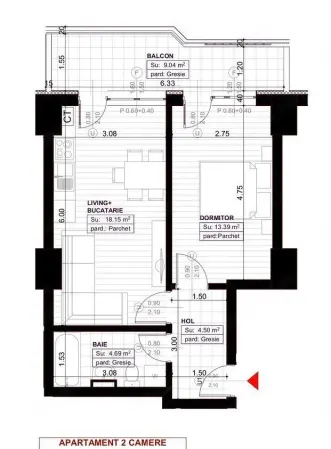 Apartament 2 camere Iași - poza 1