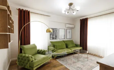 Apartament 3 camere , Copou, 90 mp, 3 balcoane, mobilat premium - Iasi