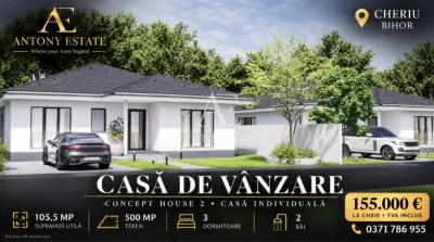 Antony Estate | Concept House 2, Casa de vanzare, Cheriu - Bihor - Cheriu