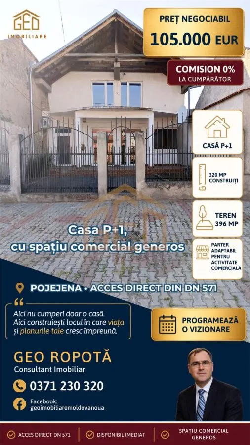 Casă 4 camere Pojejena - poza 1