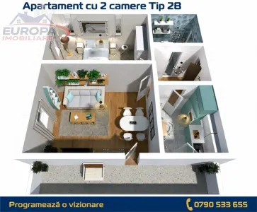 Apartament 2 camere Tulcea - poza 8