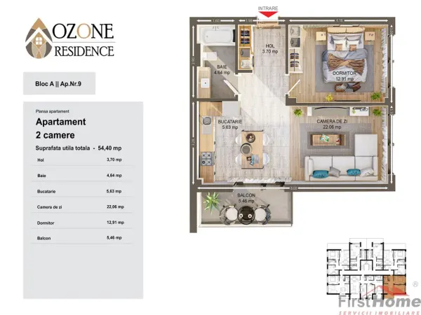 Apartament 2 camere Focșani - poza 4