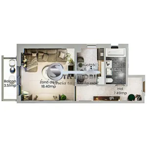 Apartament 1 camera Iași - poza 4