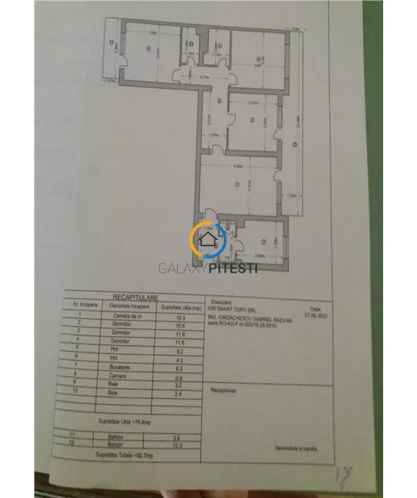 Apartament 4 camere Pitești - poza 1