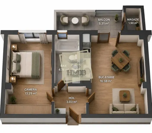 Apartament 2 camere Sibiu - poza 5