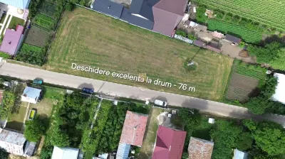 Teren Intravilan de Vânzare în Moara, Suceava | 1.699 mp | Front Stradal 76 m | 137.000 euro | Comision 0% - Moara