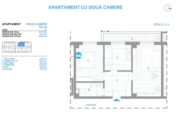 Apartament 2 camere Iași - poza 9