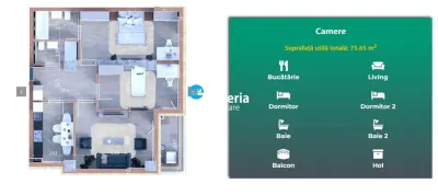 Apartament 3 camere Iași - poza 2