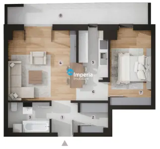 Apartament 2 camere Iași - poza 2