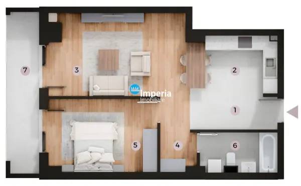 Apartament 2 camere Iași - poza 3