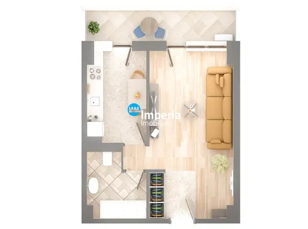 Apartament 1 camera Iași - poza 12