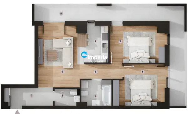 Apartament 3 camere Iași - poza 3