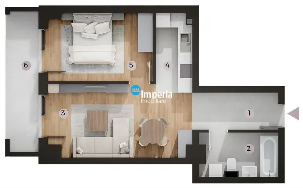 Apartament 2 camere Iași - poza 3