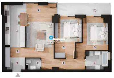 Apartament 3 camere Iași - poza 3