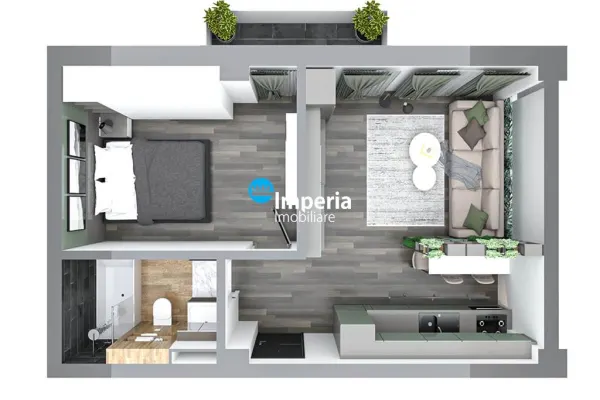 Apartament 1 camera Iași - poza 8