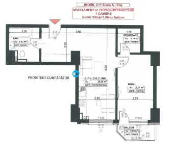 Apartament 2 camere Iași - poza 17
