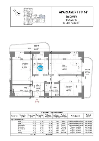 Apartament 3 camere Iași - poza 2