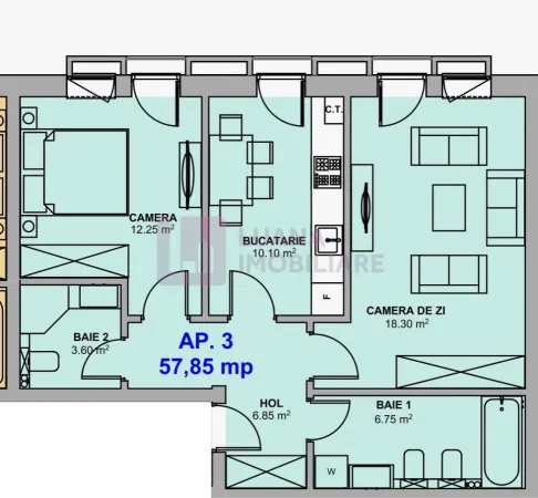 Apartament 2 camere Sibiu - poza 4