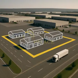 Teren 8.000 mp pentru dezvoltare industriala – zona Metro Iasi - Iasi