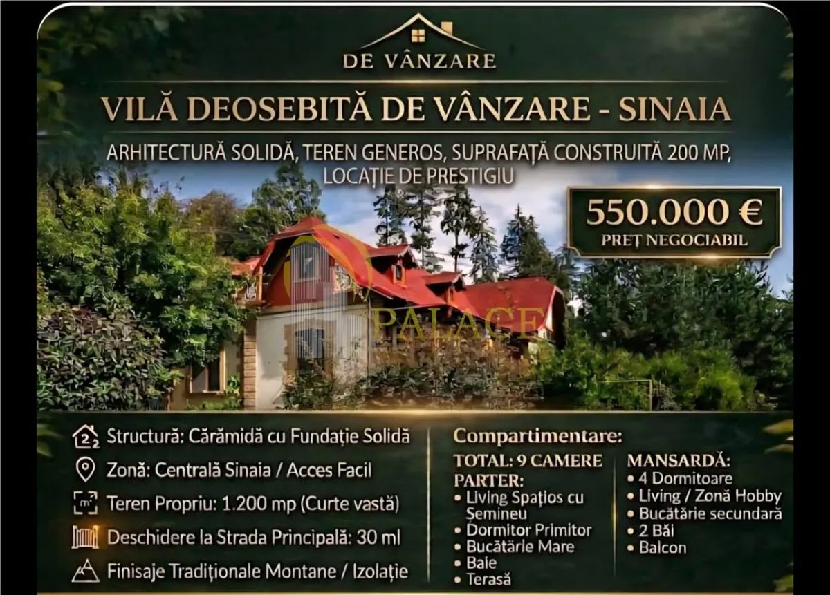 Casă 6 camere Sinaia - poza 1