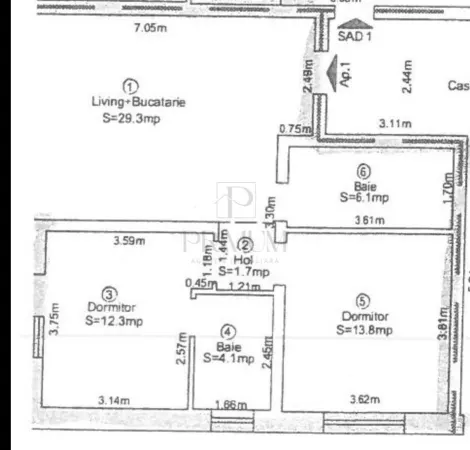 Apartament 3 camere Giroc - poza 3