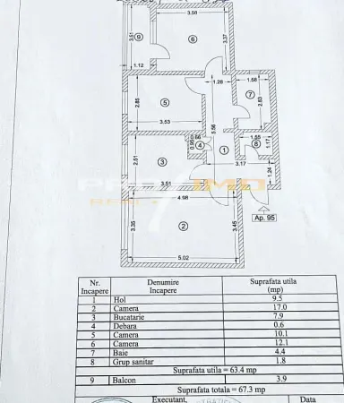 Apartament 3 camere Constanța - poza 2