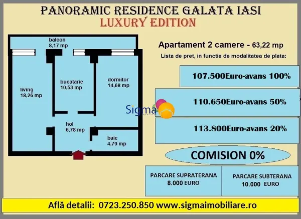 Apartament 2 camere Iași - poza 2