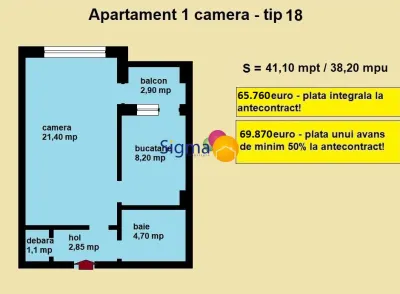 Apartament 1 camera Iași - poza 3