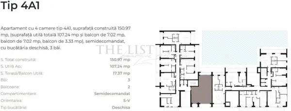 Apartament 4 camere București - poza 2