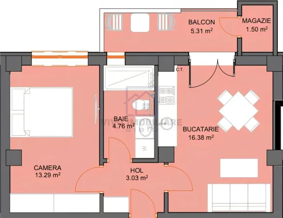 Apartament 2 camere Sibiu - poza 2