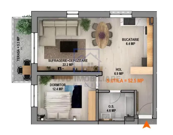 Apartament 2 camere Sibiu - poza 2