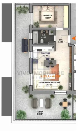 Apartament 2 camere Sibiu - poza 2