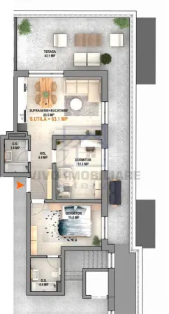 Apartament 3 camere Sibiu - poza 2