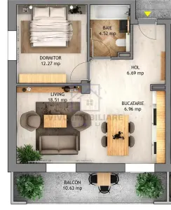 Apartament 2 camere Sibiu - poza 2