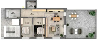 Apartament 3 camere Sibiu - poza 2