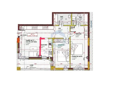 Apartament 4 camere Florești - poza 2