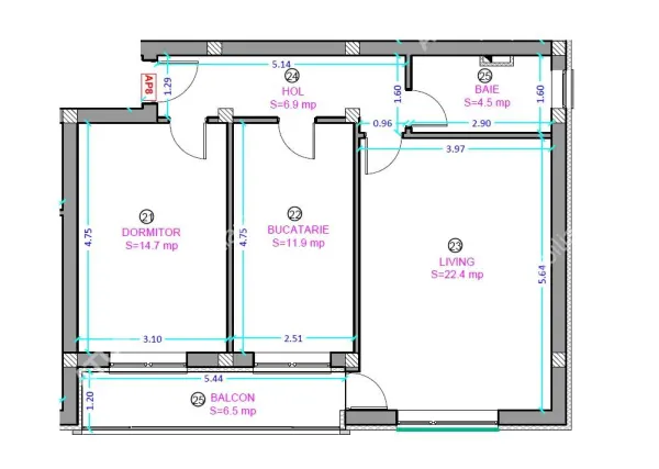 Apartament 2 camere Sibiu - poza 4