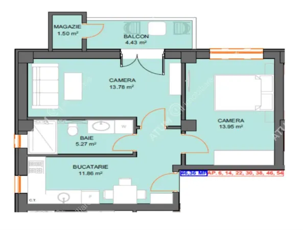 Apartament 2 camere Sibiu - poza 4