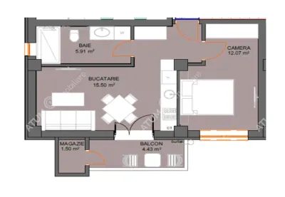 Apartament 2 camere Sibiu - poza 4