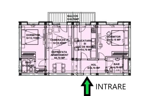 Apartament 3 camere Sibiu - poza 12