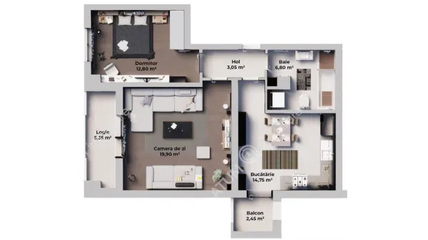 Apartament 2 camere Sibiu - poza 11