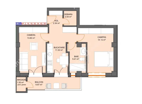 Apartament 2 camere Sibiu - poza 4