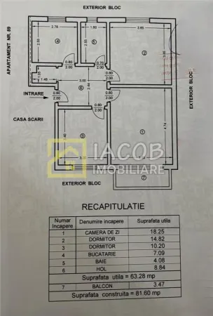 Apartament 3 camere Bacău - poza 19