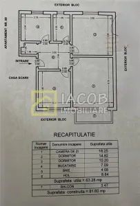 Apartament 3 camere Bacău - poza 19