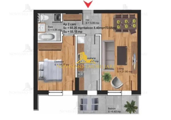 Apartament 2 camere Ploiești - poza 1